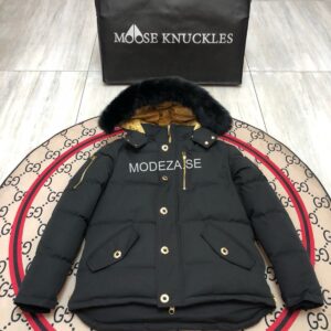 Moose Knuckles 3Q Gold Black Jacket