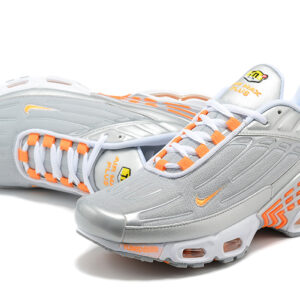 Nike Air Max Plus 3 Grey/Orange Logo Sneakers