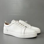 Christian Louboutin Fun Junior Suede White Sneakers