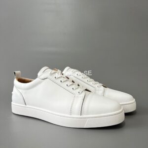 Christian Louboutin Fun Junior Suede White Sneakers
