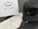 Prada Black Bucket Hat - Image 3