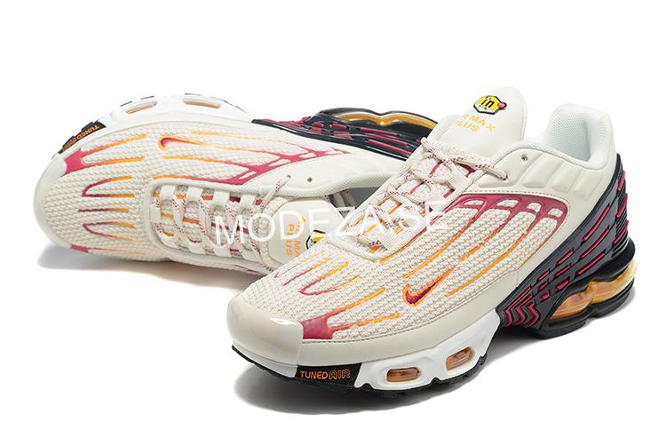 8a3b21ee Nike Air Max Plus 3 Warm White/Mixed Red Sneakers - Image 1