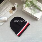 Moncler Enfant Virgin-Wool Logo Patch Black Beanie - Image 3