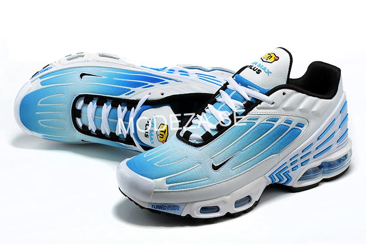 a071012c Nike Air Max Plus 3 White/Mixed Blue Sneakers - Image 1