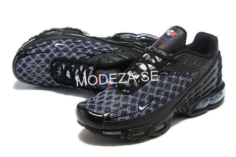 dddc2cc8 Nike Air Max Plus 3 Rutig Black Sneakers - Image 1