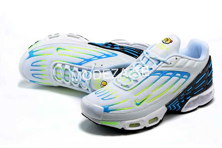 dfe459fe Nike Air Max Plus 3 White/Mixed Neon Sneakers - Image 1