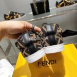 Fendi Monogram Brown Sneaker - Image 5