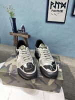 Valentino Garavani Rockrunner Camouflage Trainers In Nappa Fabric - Image 3