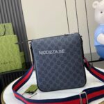 Gucci GG Supreme Crossbody Black Bag - Image 3
