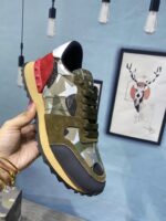 Valentino Garavani Mesh Nior Camouflage Rockrunner Sneaker