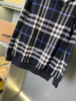 Burberry Rutig Blue Hoodie - Image 4