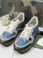 Valentino Garavani Rockrunner Camouflage Trainers In Nappa Fabric - Image 2