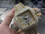 Cartier Santos Gold/Ice Watch - Image 4