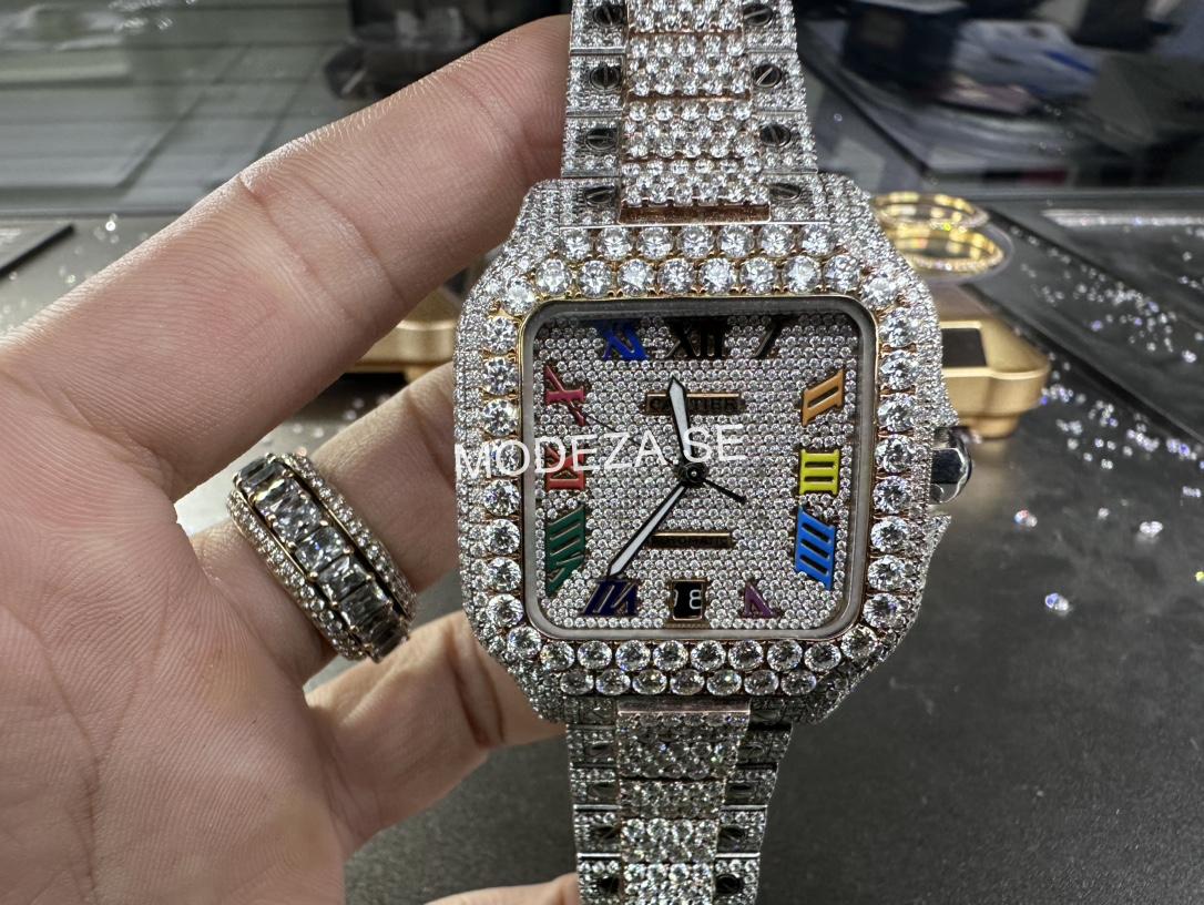 i1670328084_1881_0 Cartier Santos Ice Watch - Image 1