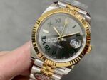 Rolex Datejust Grey Green Roman Dial - Image 3