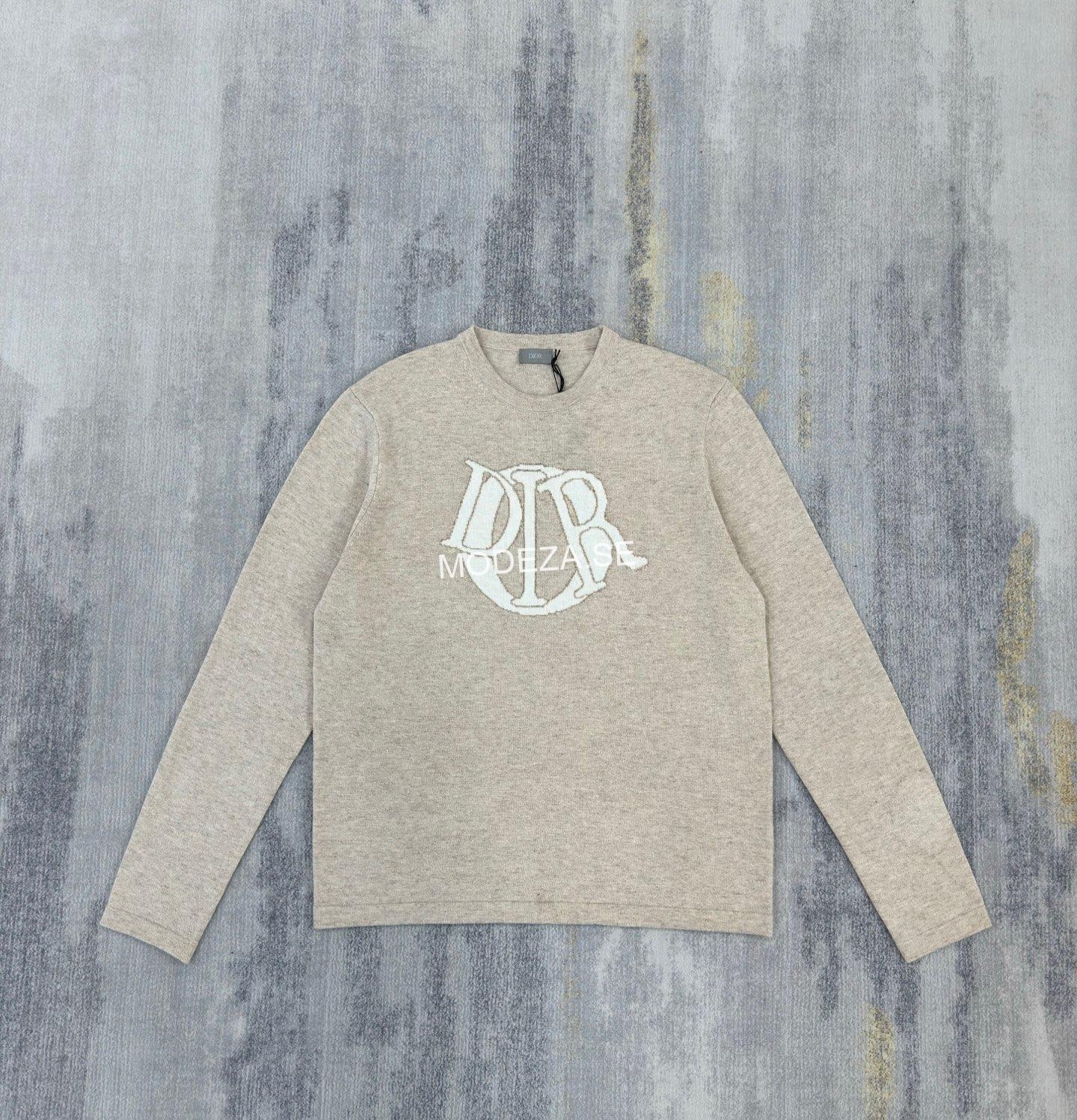 i1737023391007_5121_0_0 Dior Charm Sweater Blue Wool and Cashmere Jersey - Image 1