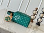 Louis Vuitton Locker Dopp Kit Green Bag