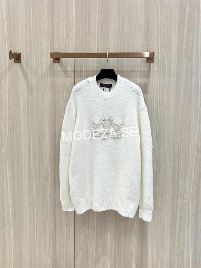 05ffbd49 Louis Vuitton Embellished Silk Jumper - Image 1