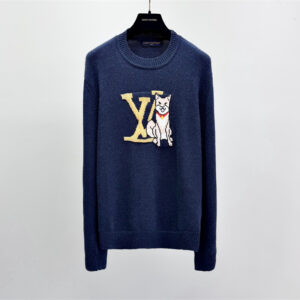 Louis Vuitton Long-Sleeved Intarsia Pullover