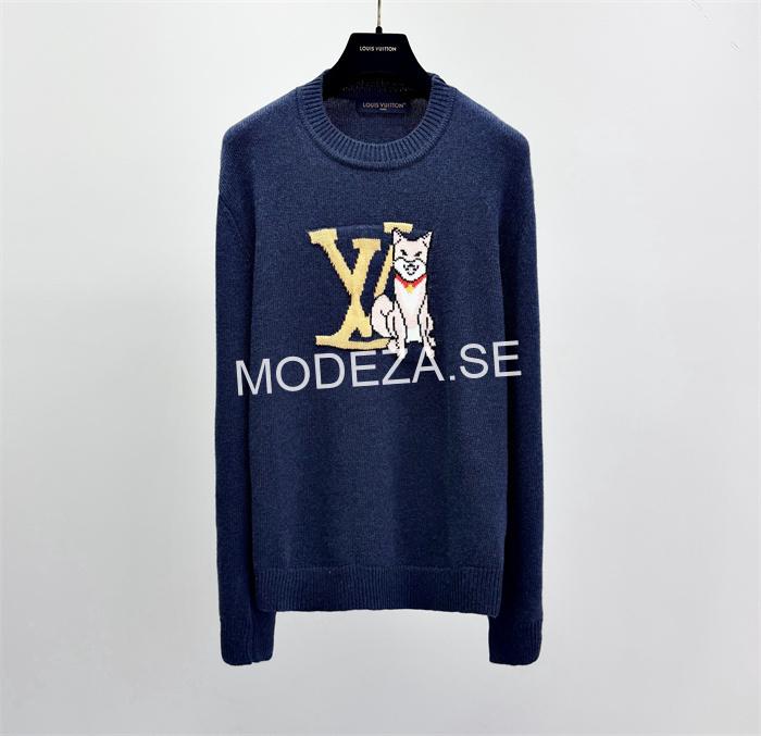 06f3feb5 Louis Vuitton Long-Sleeved Intarsia Pullover - Image 1