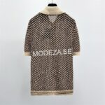 Louis Vuitton Short-Sleeved Knitted Mesh Polo - Image 2