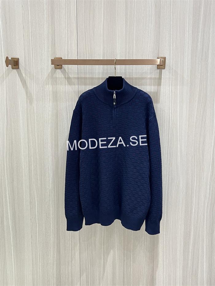 1057205a Louis Vuitton Cashmere Wool Blend Half-Zip Jump - Image 1