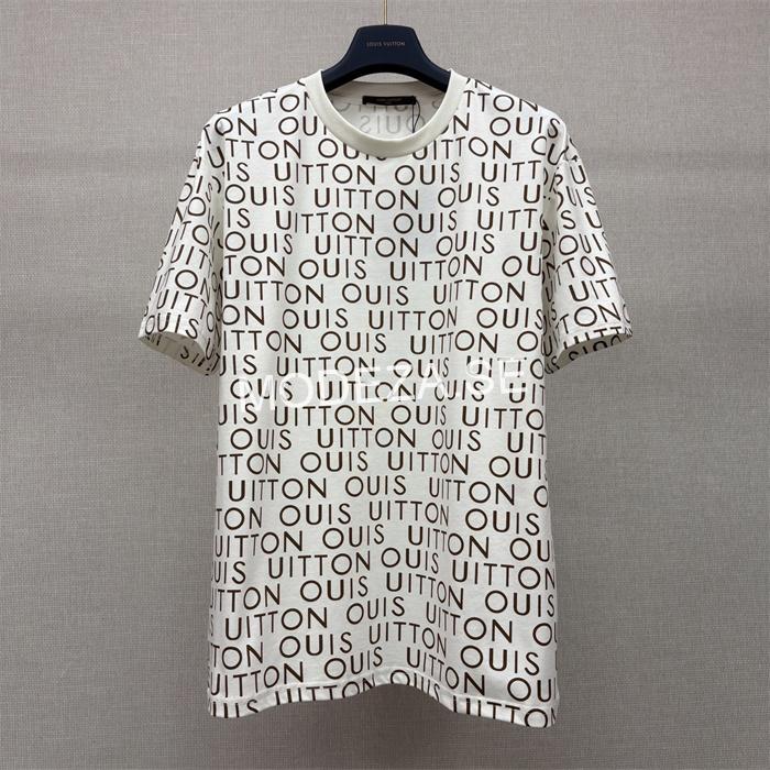 1eead57b Louis Vuitton Jacquard Signature Short-Sleeved Crewneck - Image 1