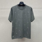 Louis Vuitton Blason Embroidered Short-Sleeved Crewneck