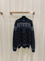 Louis Vuitton Jacquard Wool Knit pullover