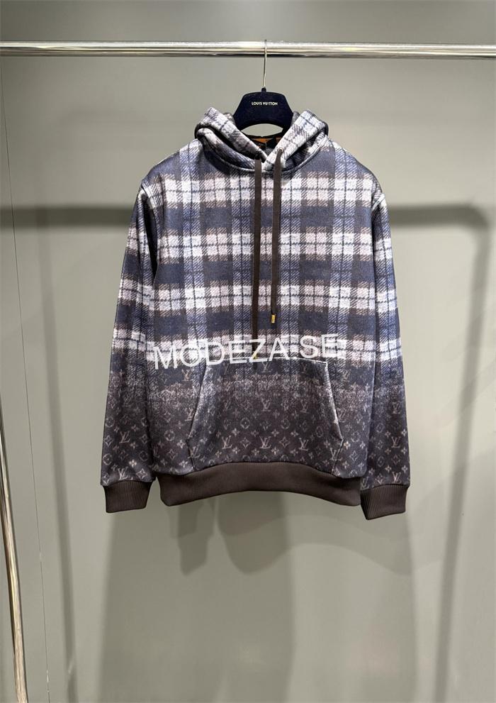 4fceb9dc Louis Vuitton Monogram Faded Plaid Hoodie - Image 1