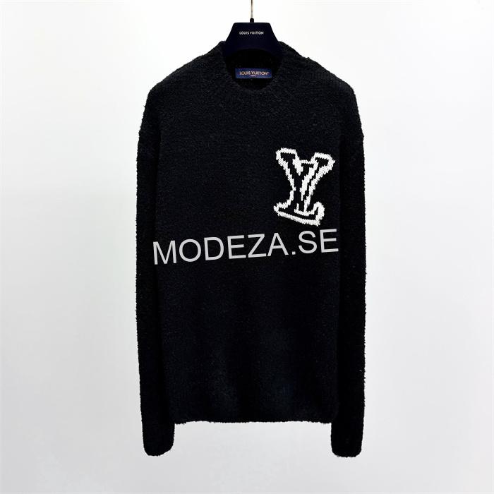 65b1ca31 Louis Vuitton LV Intarsia Crew Neck Knit Sweater - Image 1