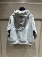 Denna Louis Vuitton Hooded Workwear Denim Blouson - Image 2
