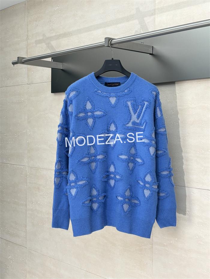 79b40289 Louis Vuitton Textured Cotton Crewneck - Image 1
