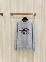 Louis Vuitton Chunky Wool-Cashmere Crewneck