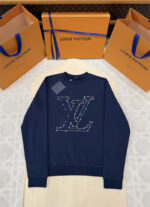 Louis Vuitton Stitch Print Embroidered Crewneck