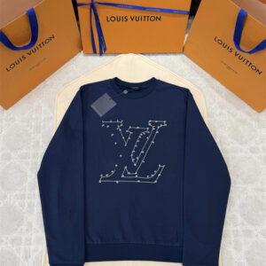 Louis Vuitton Stitch Print Embroidered Crewneck
