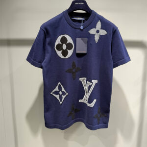 Louis Vuitton Monogram Short-Sleeved Knitted Crewneck