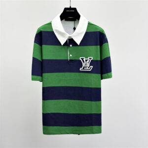 Louis Vuitton Striped Short-Sleeved Polo