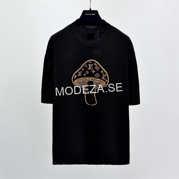 b49261dd Louis Vuitton Short-Sleeved Intarsia Crewneck - Image 1