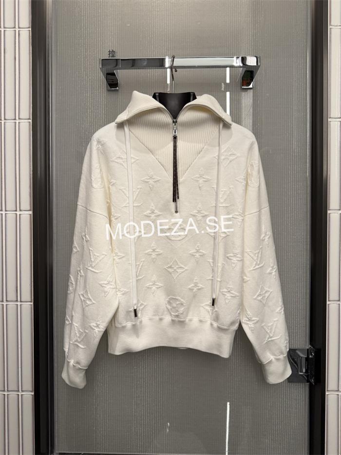 fa2db4f5 Louis Vuitton Monogram Ribbed Neck Sweater - Image 1