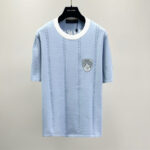 Louis Vuitton Silk-Cotton Short-Sleeved Crewneck