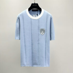 Louis Vuitton Silk-Cotton Short-Sleeved Crewneck