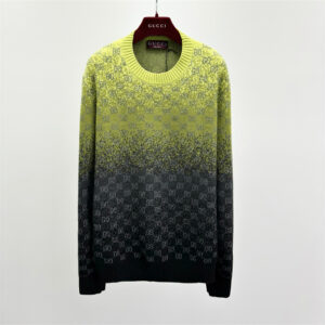 Gucci Wool cashmere rib knit sweater