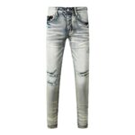 Amiri Jeans Light Gray