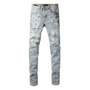 Amiri Jeans Light Gray