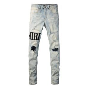 Amiri Jeans Light Gray