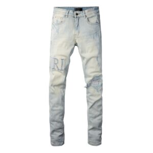Amiri Jeans Light Gray