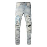 Amiri Jeans Light Gray