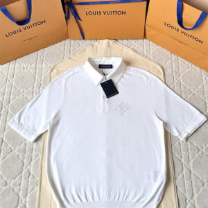 Louis Vuitton Embroidered Short-Sleeved Cotton