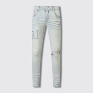 Amiri Jeans Light Gray